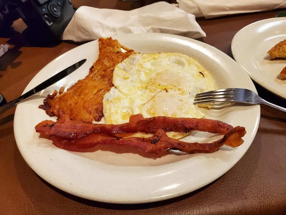 Hash Browns Bacon Eggs Any Style
